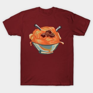 Valentine Pasta Lover Design1 T-Shirt